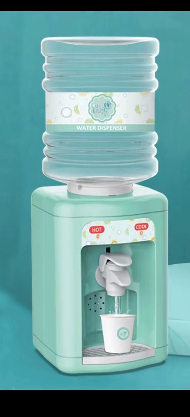 Kids Mini Water Dispenser Toy Blue Plastic Educational Toy 6