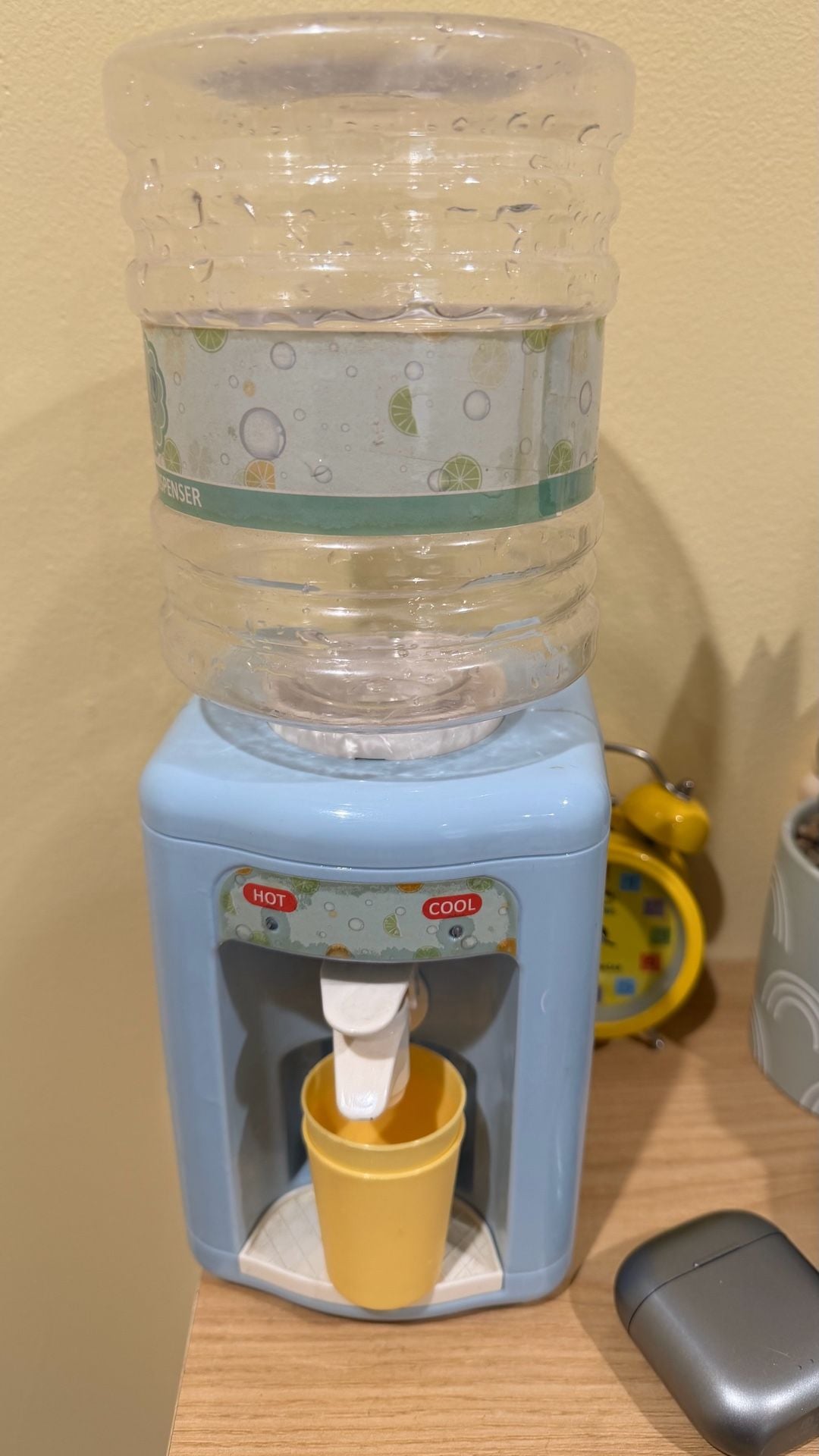 Kids Mini Water Dispenser Toy Blue Plastic Educational Toy 8