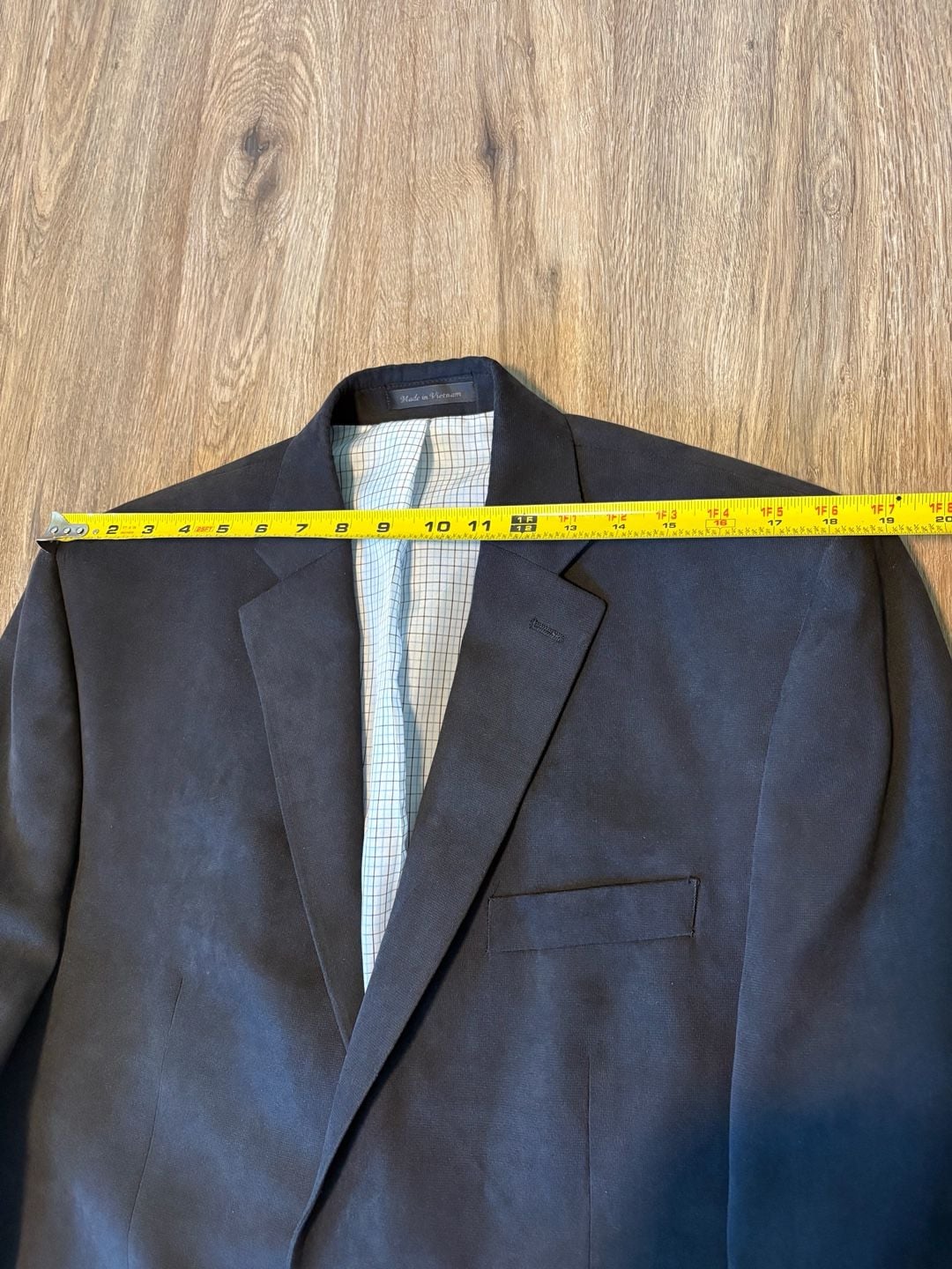 Lauren Ralph Lauren Suit Jacket Size 44L Black Polyester Blazer 8