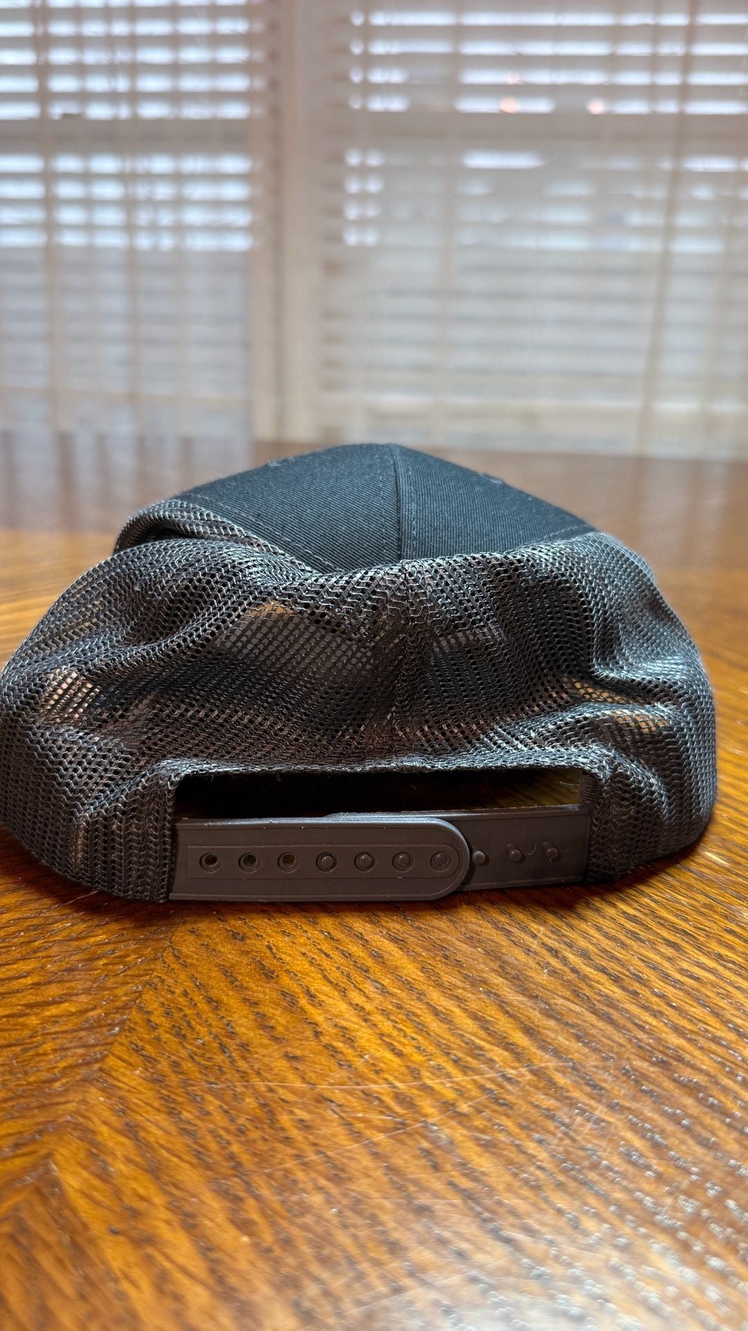 Port Authority Youth Black Dropline Snapback Hat with Helicopter Logo 4