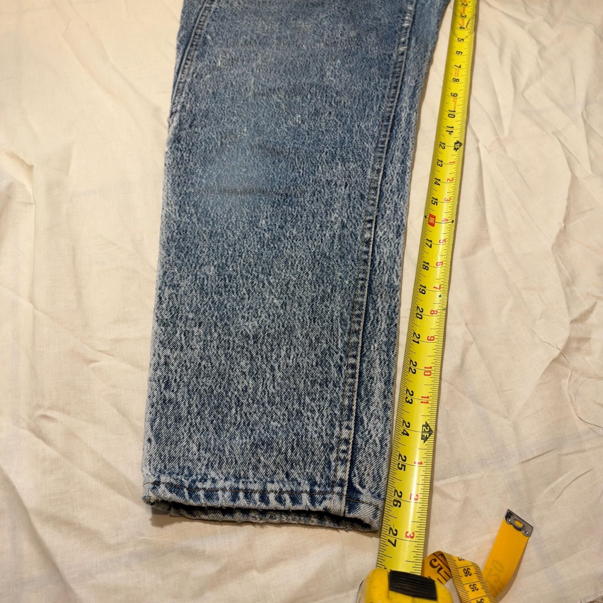 Vintage Lee High Rise Acid Wash Pleated Mom Jeans Acid Wash 12P 8