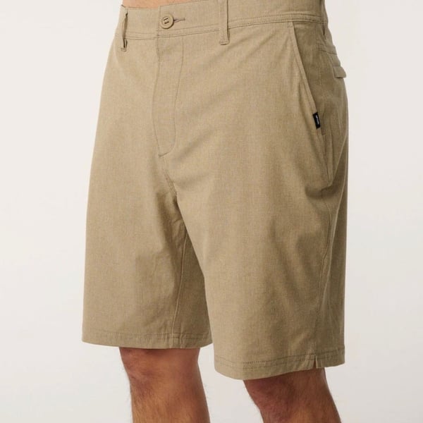 Rip Curl Boardwalks Shorts Size 36 Khaki Hybrid In Water On Land