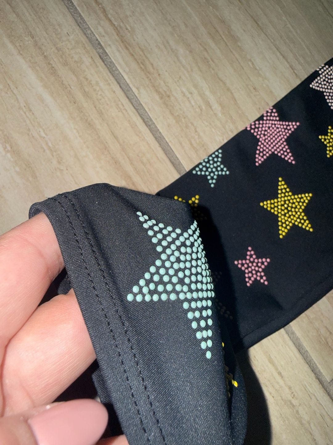 Beach Riot Sport Harper Leggings in Rainbow Star size small 4