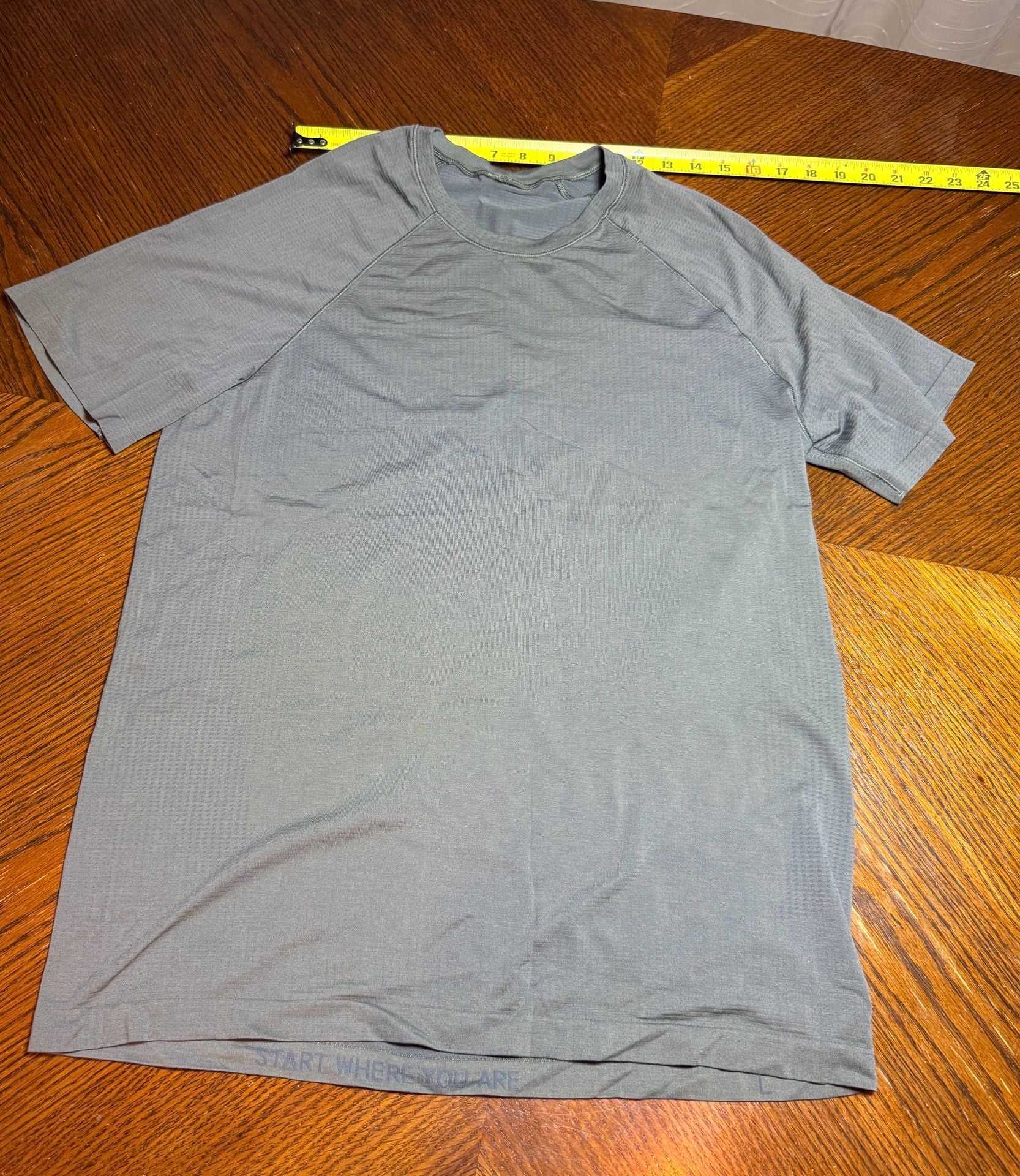 Lululemon Metal Vent Tech Short Sleeve Shirt Size L Gray 2