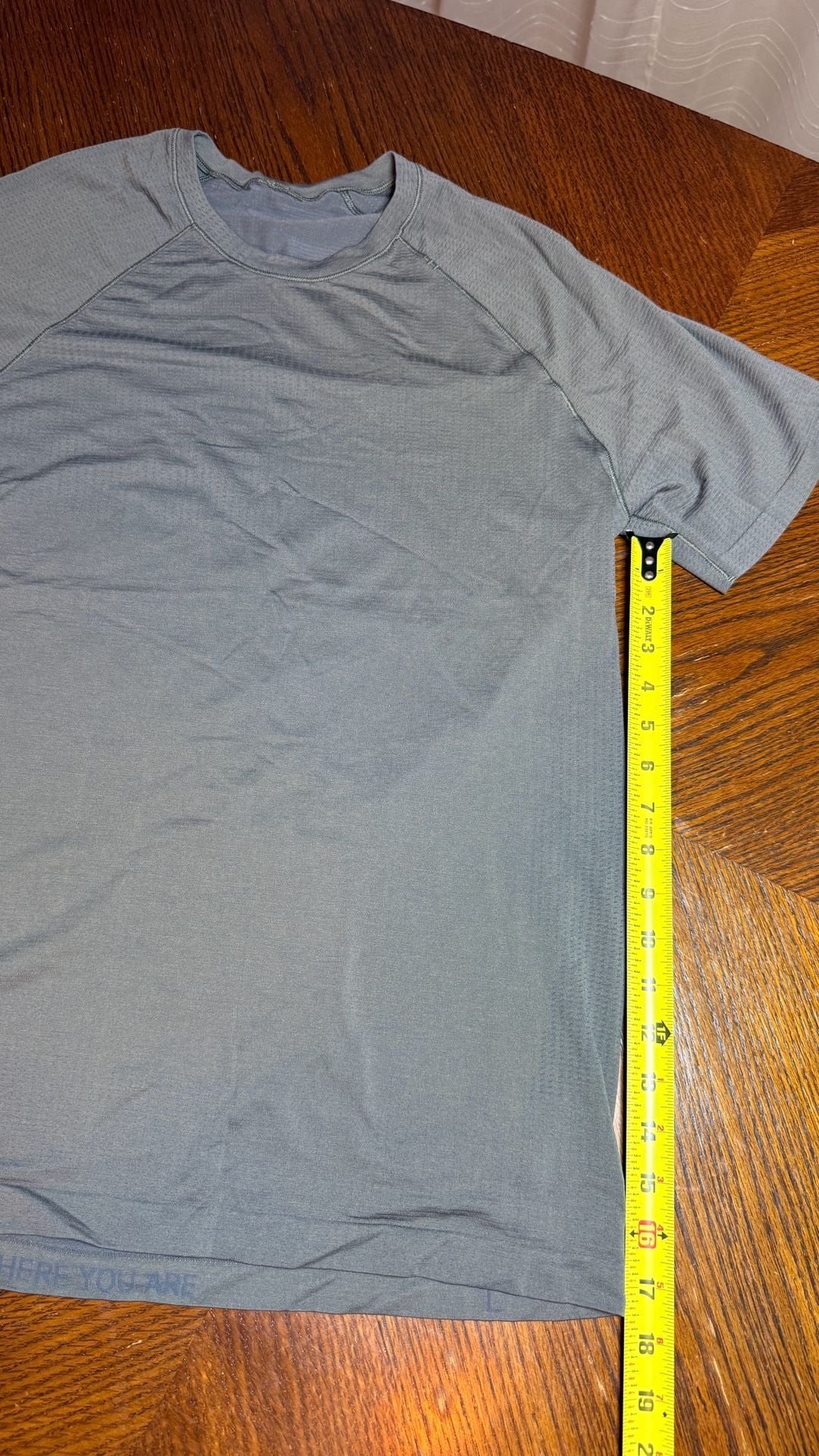 Lululemon Metal Vent Tech Short Sleeve Shirt Size L Gray 4