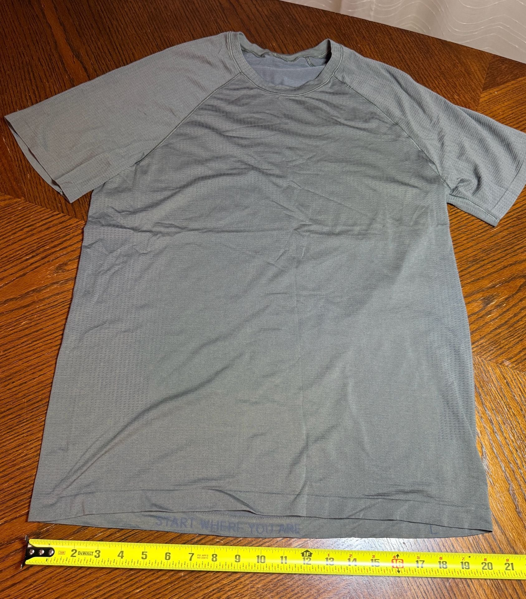 Lululemon Metal Vent Tech Short Sleeve Shirt Size L Gray 5