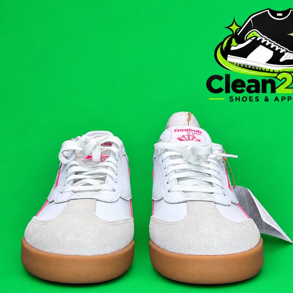 Reebok Campio XT Shoes White Bold Pink