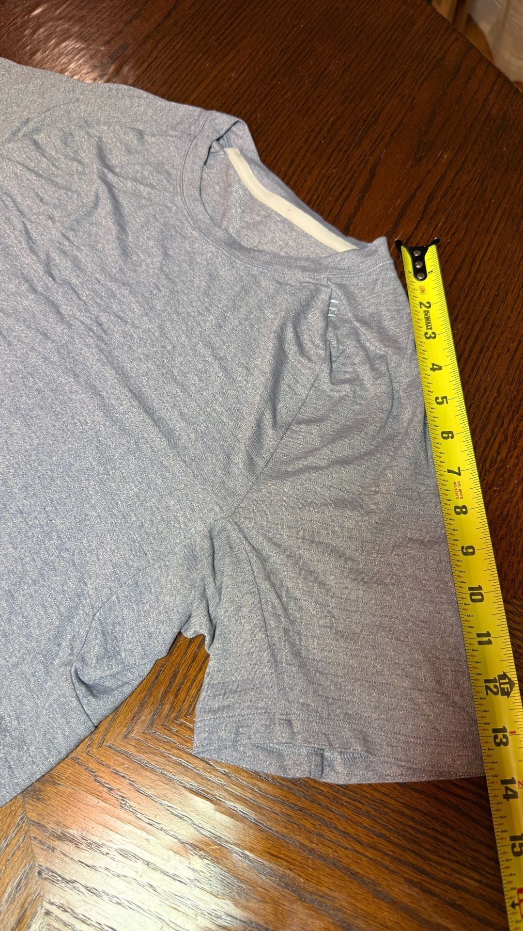 Lululemon Metal Vent Tech Short Sleeve Shirt Blue Space Dye 3