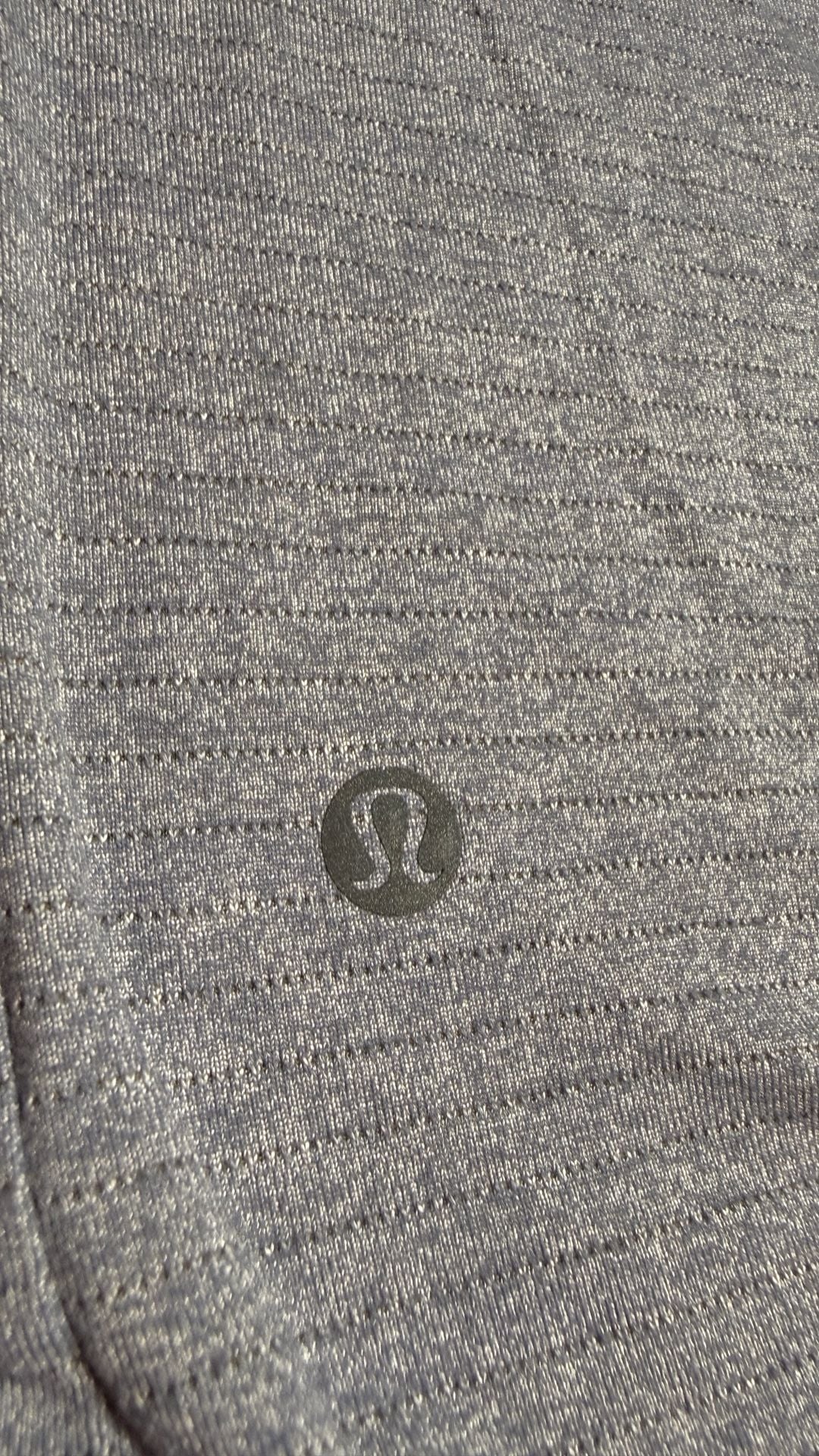 Lululemon Metal Vent Tech Short Sleeve Shirt Blue Space Dye 7