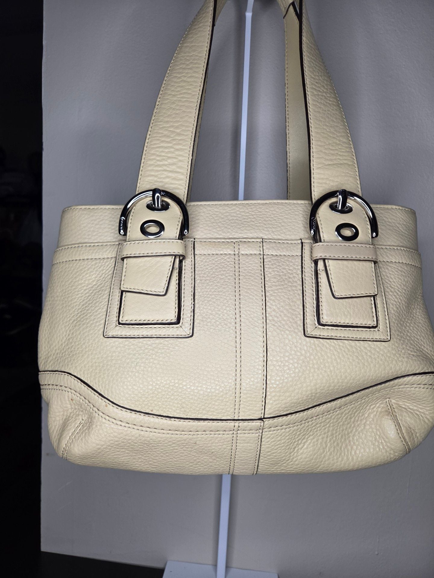 Coach Soft Pebble Hampton SoHo Leather Tote F10911 3