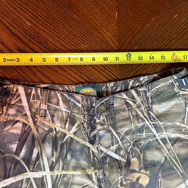 Cabelas Advantage Max-4 Cargo Pants Size 34 Camo