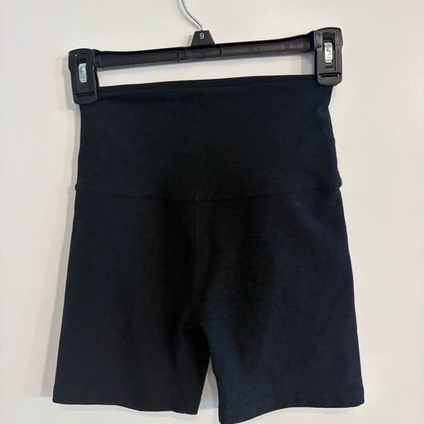 Beyond Yoga Biker Shorts Size S Black High Waist Spacedye