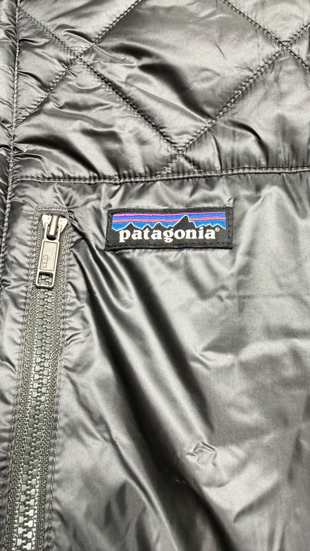 Patagonia Women’s XL Gray Long Quilted Insulated Puffer Coat Full Zip 6