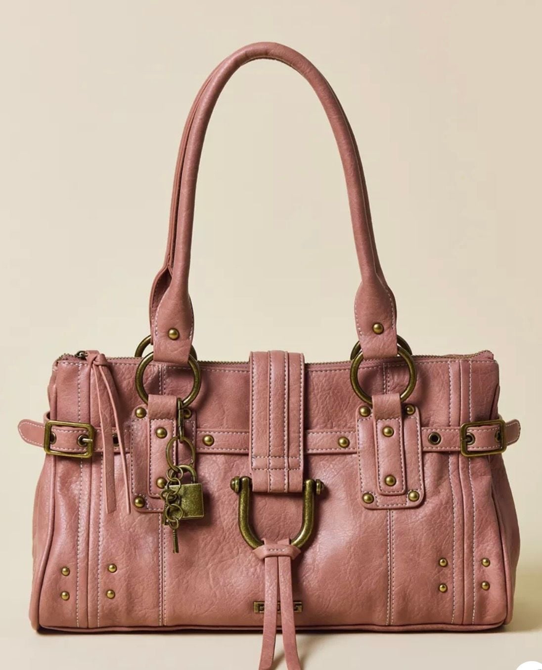 BDG Karlie Lock Shoulder Bag Rose 2