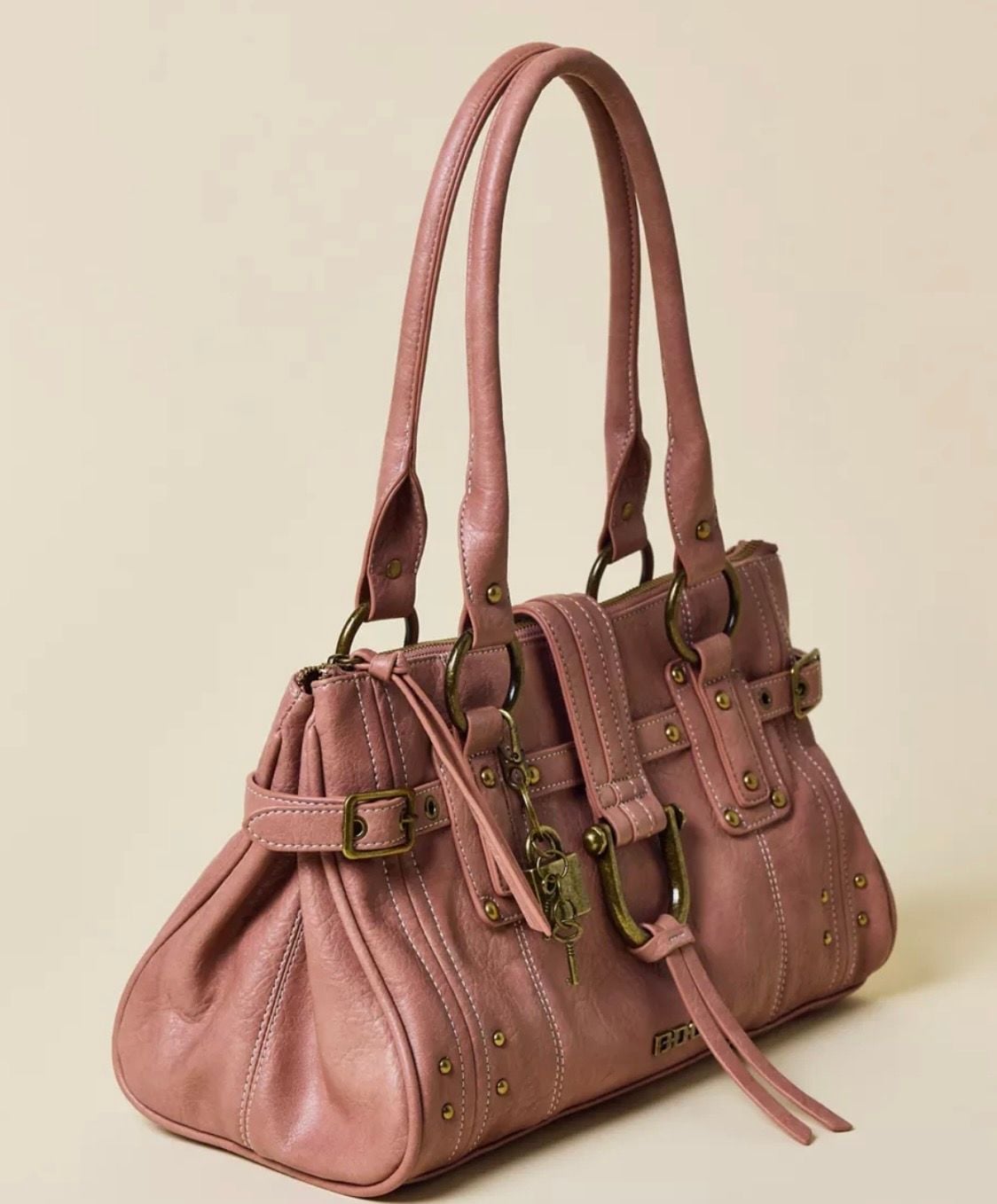 BDG Karlie Lock Shoulder Bag Rose 4