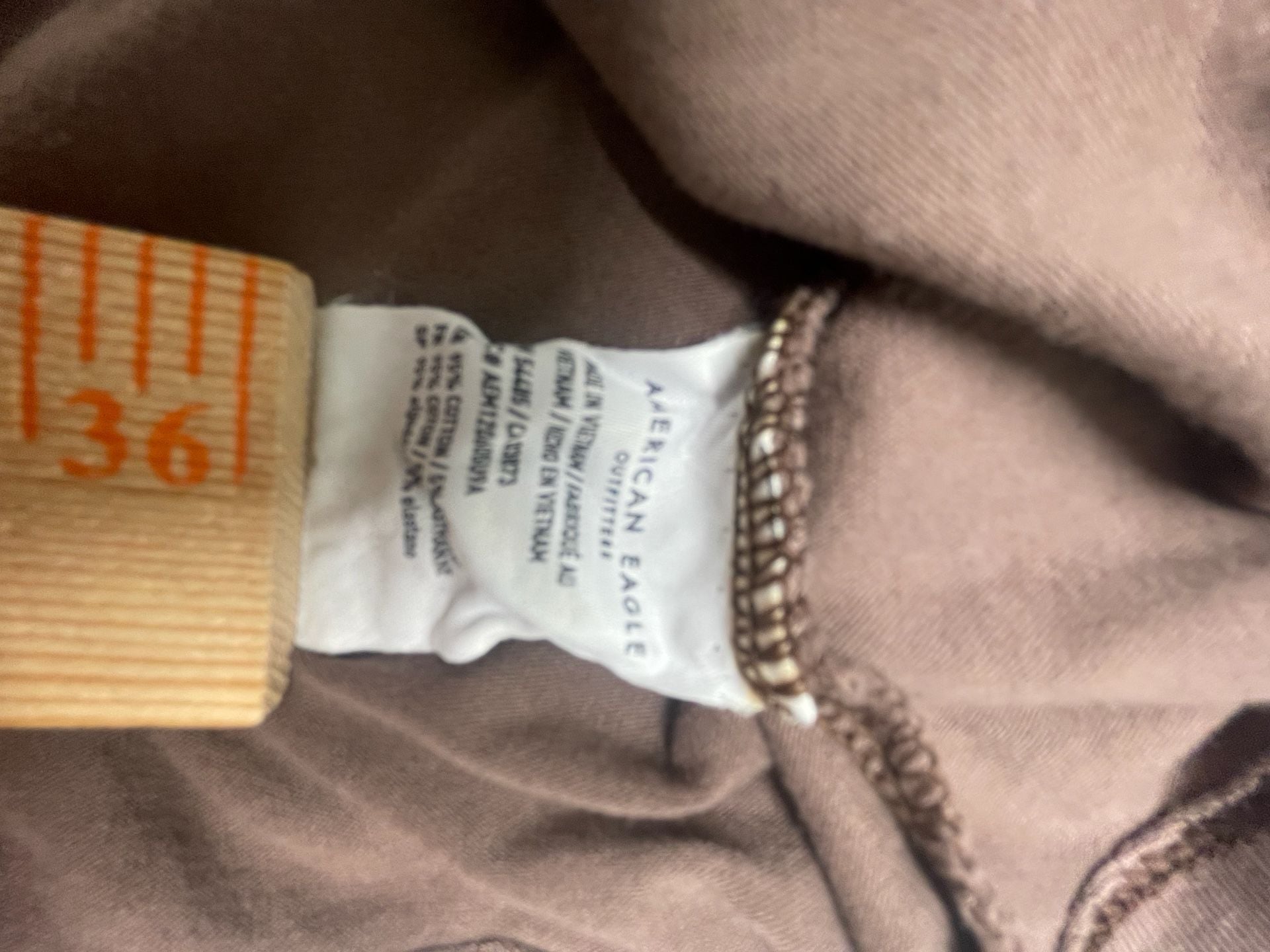 American Eagle Tank Top Size M Brown Shoulder Tie-Straps 4