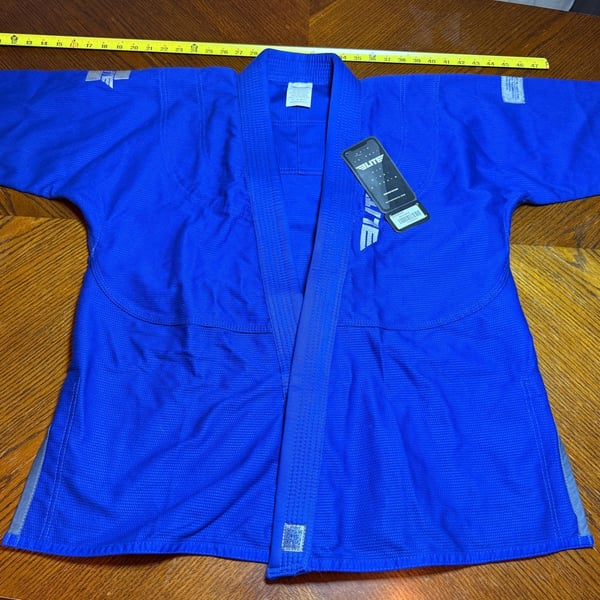 Elite Sports BJJ Gi Jacket Blue Pearl Weave