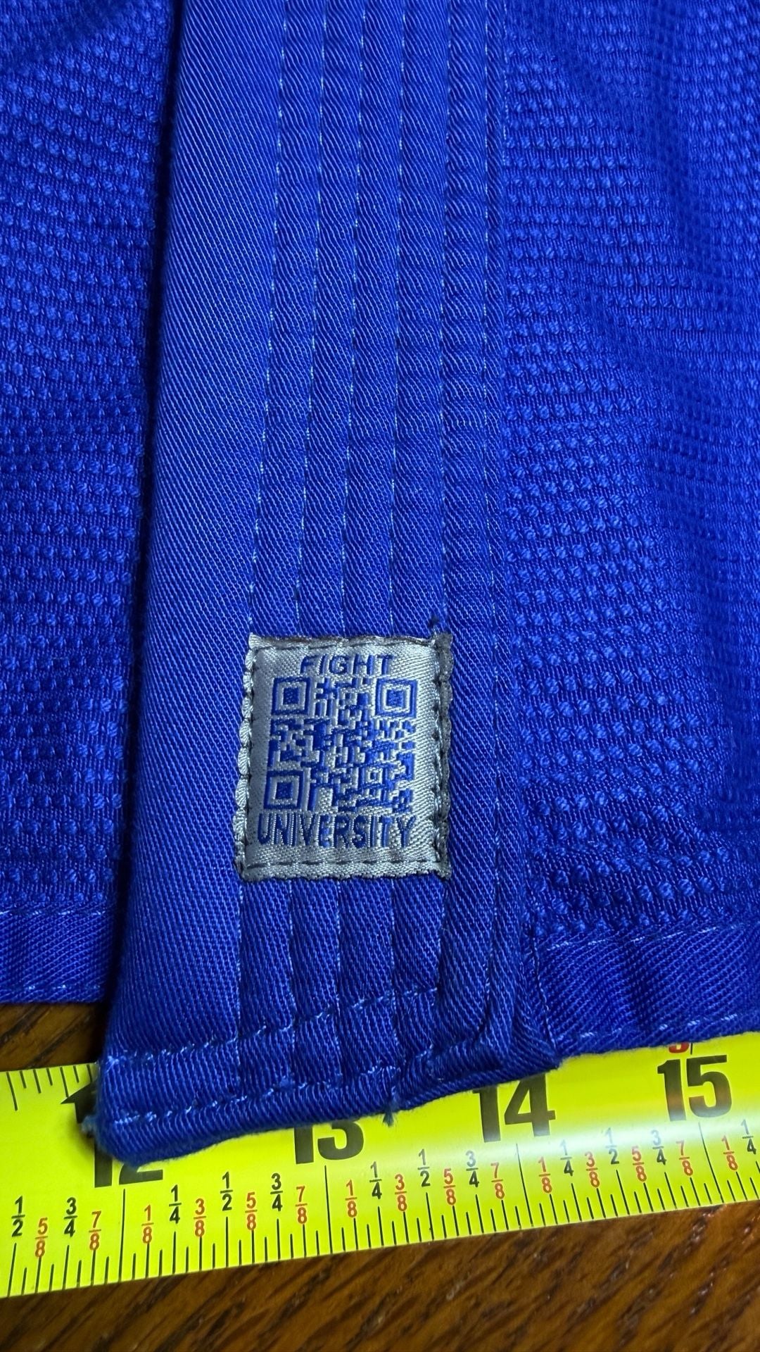 Elite Sports BJJ Gi Jacket Blue Pearl Weave 8