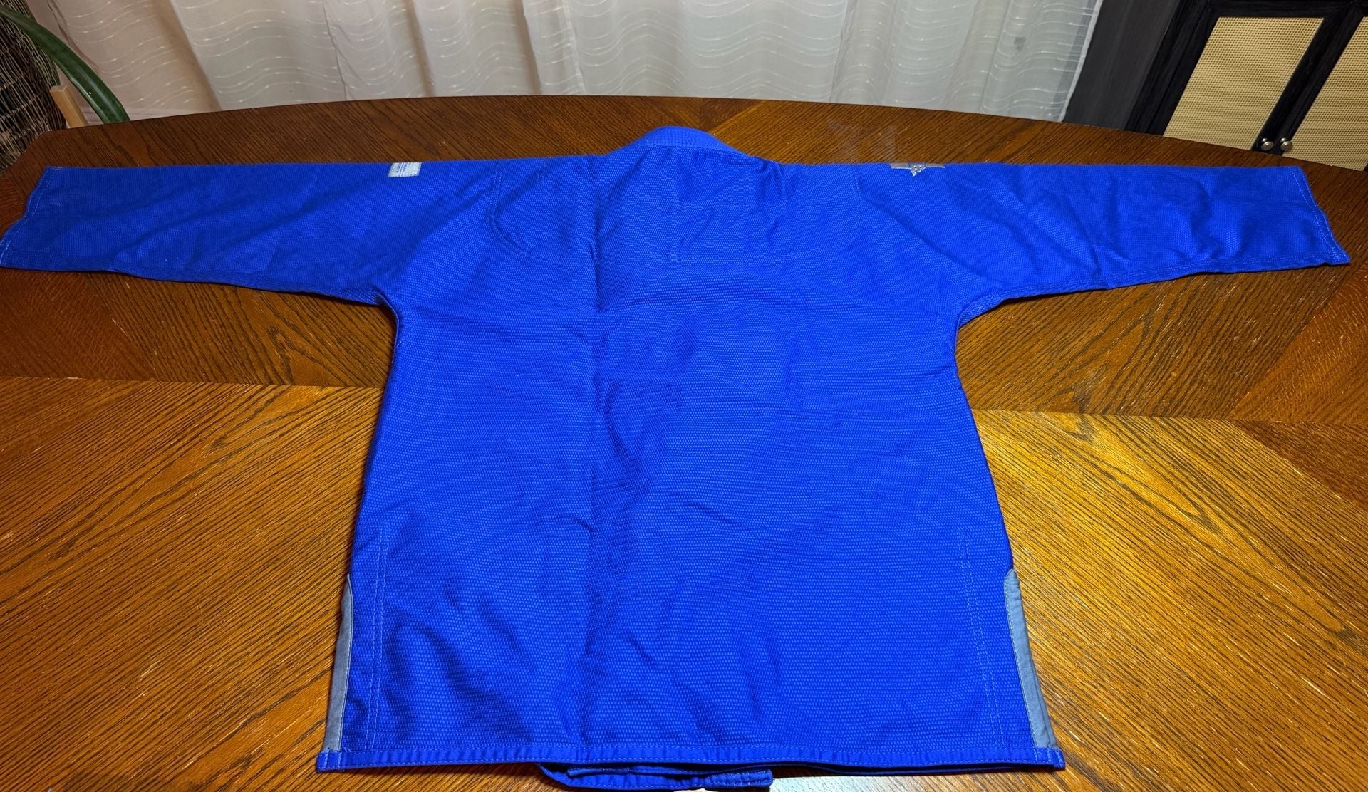 Elite Sports BJJ Gi Jacket Blue Pearl Weave 13