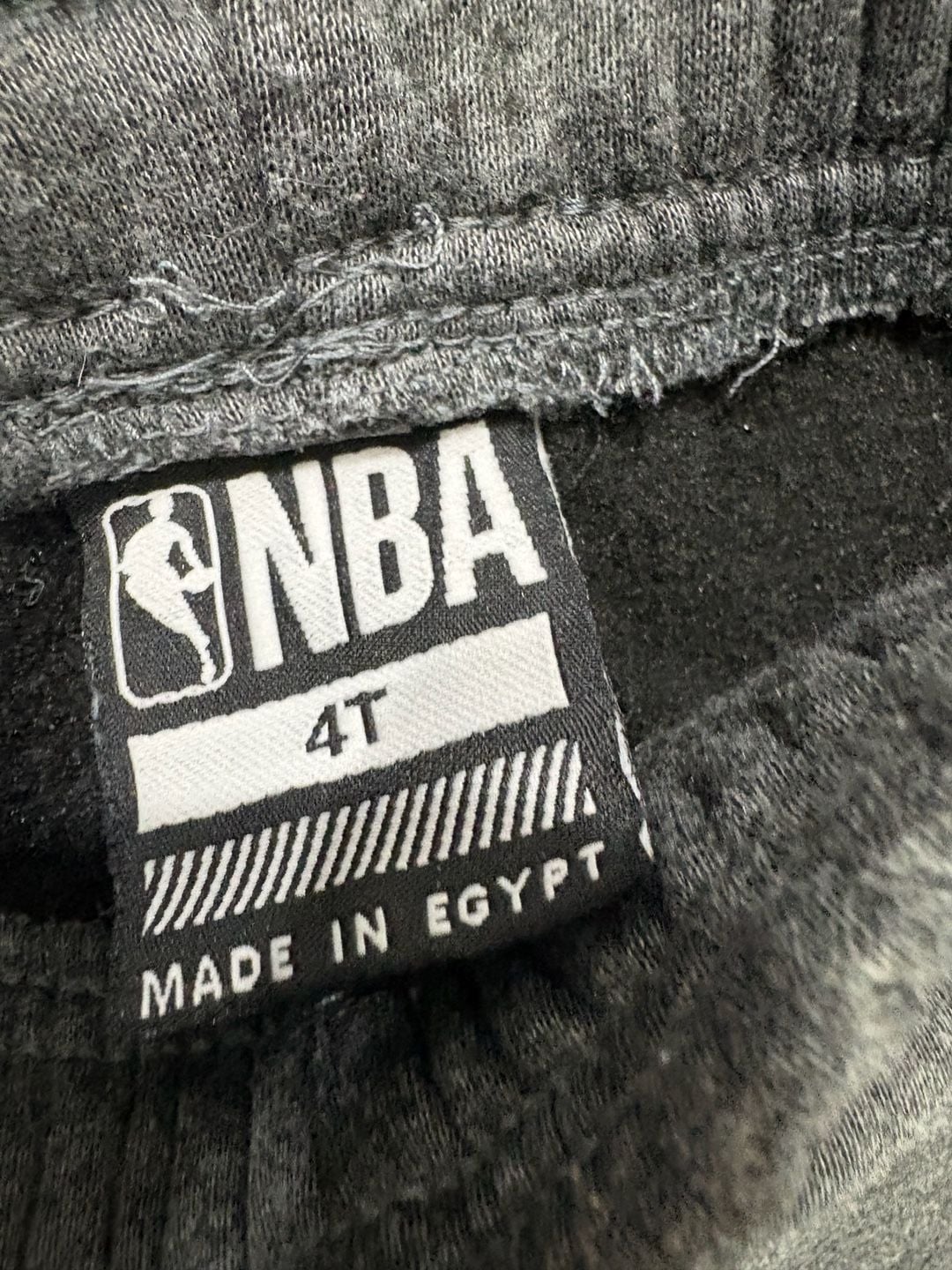 NBA Jogger Sweatpants Size 4T Gray Logo Toddler 3