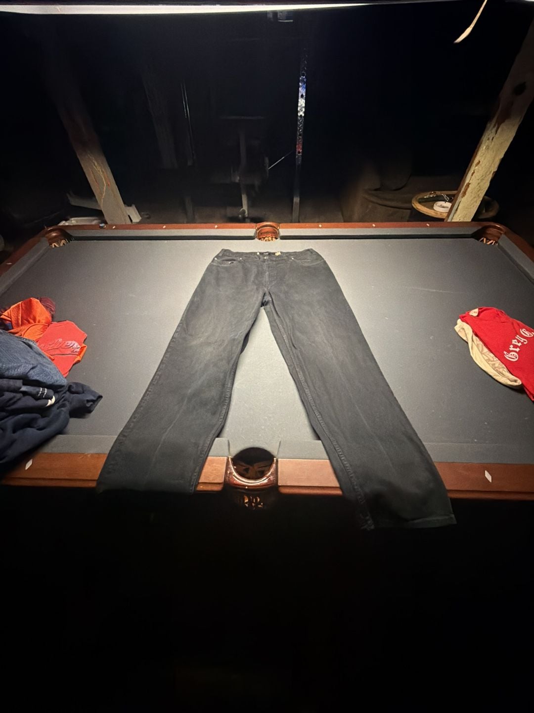 Levi's SilverTab Loose Jeans Size 38x36 Black Denim 2