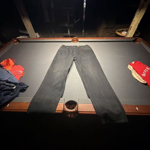 Levi's SilverTab Loose Jeans Size 38x36 Black Denim
