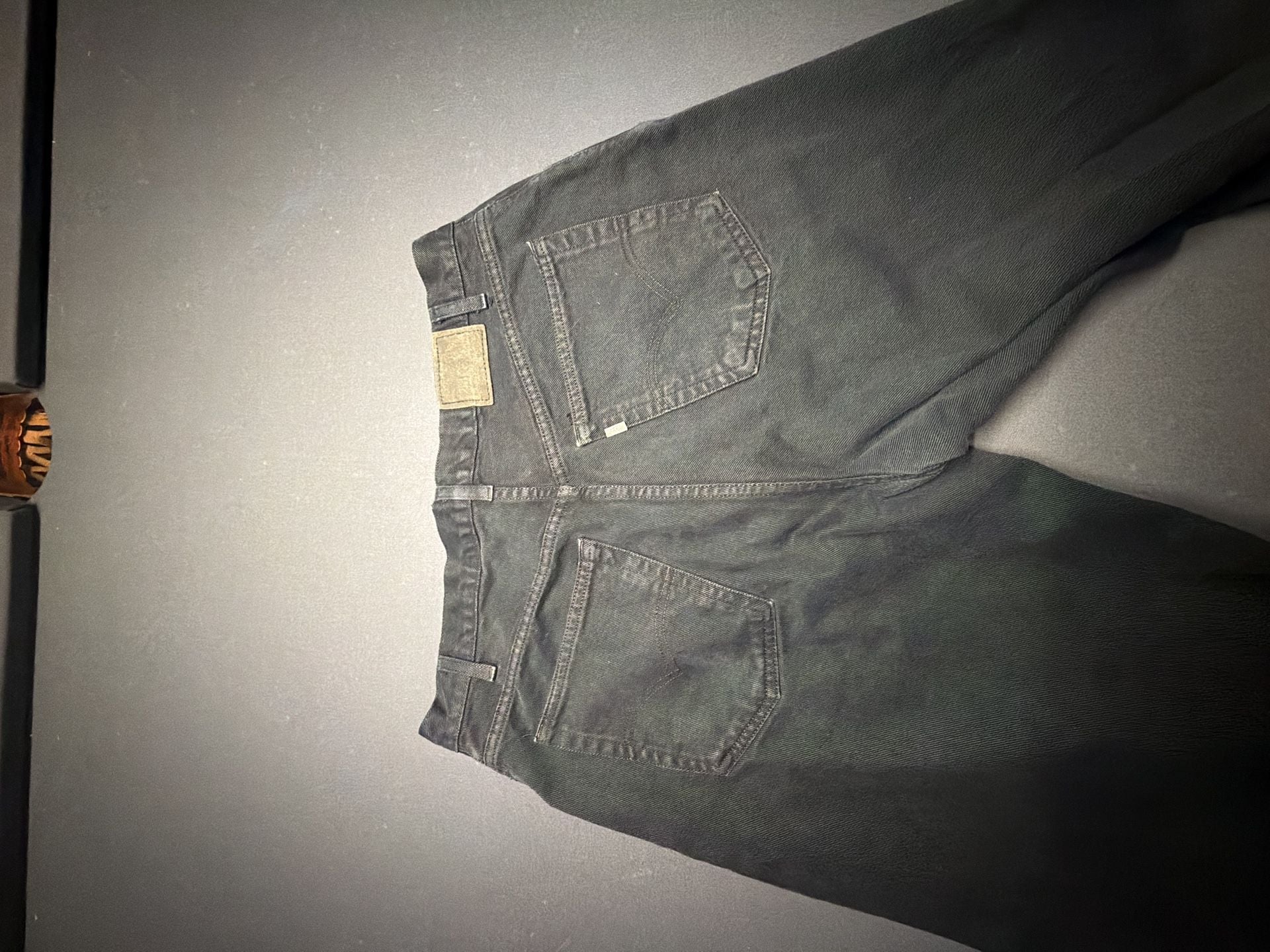 Levi's SilverTab Loose Jeans Size 38x36 Black Denim 5