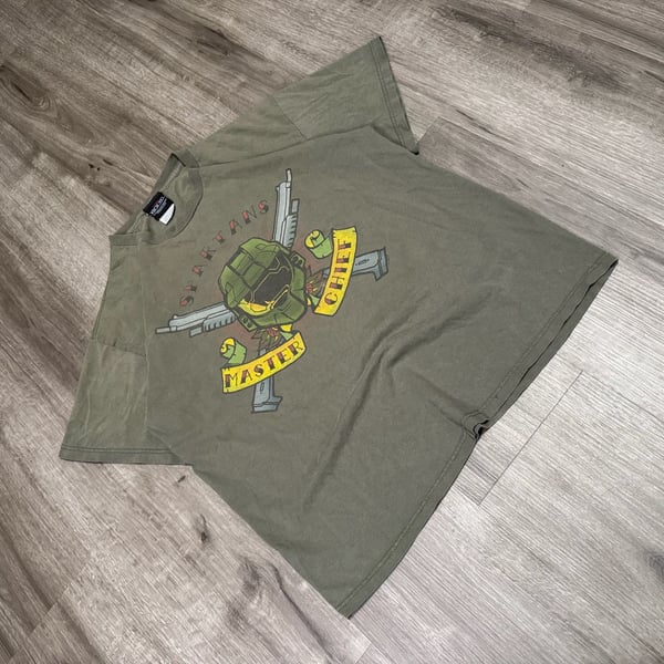 Vintage 2007 Halo Master Chief Xbox 360 Promo Tee Size L