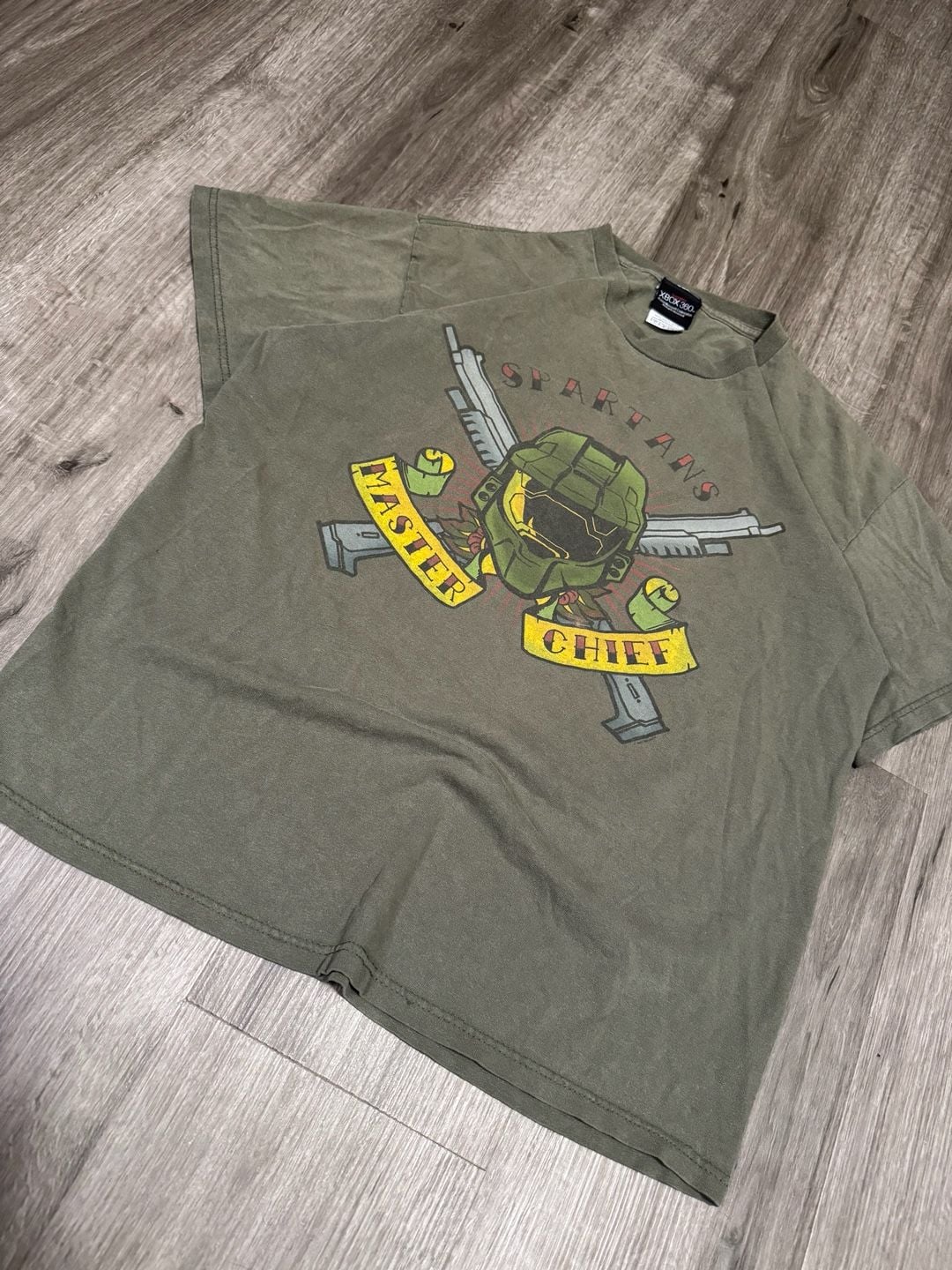 Vintage 2007 Halo Master Chief Xbox 360 Promo Tee Size L 9