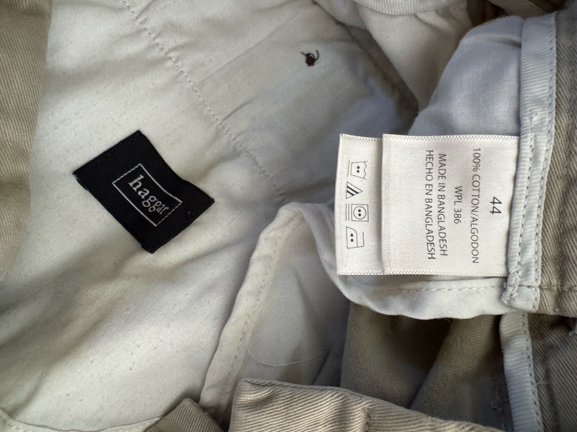 Nautica Cotton Pleated Shorts Size 44 Tan & 42 beige 3