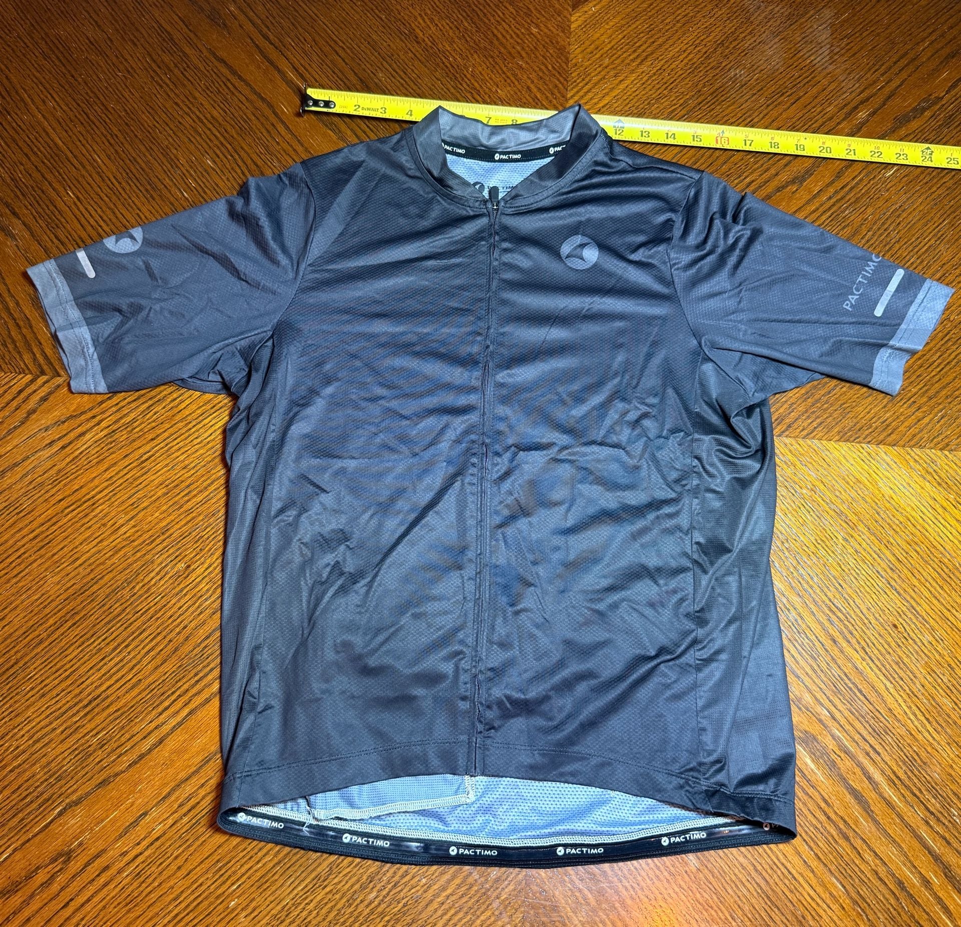 Pactimo Summit Aero Mesh Jersey Men's Black Cycling Jersey 2