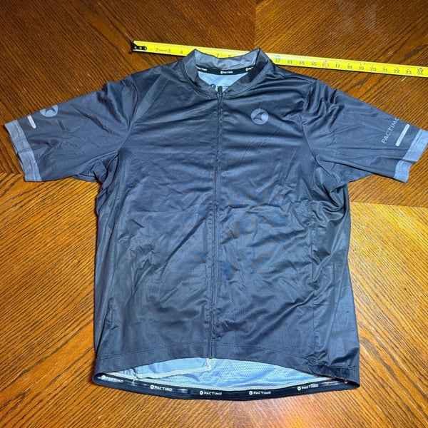 Pactimo Summit Aero Mesh Jersey Men's Black Cycling Jersey
