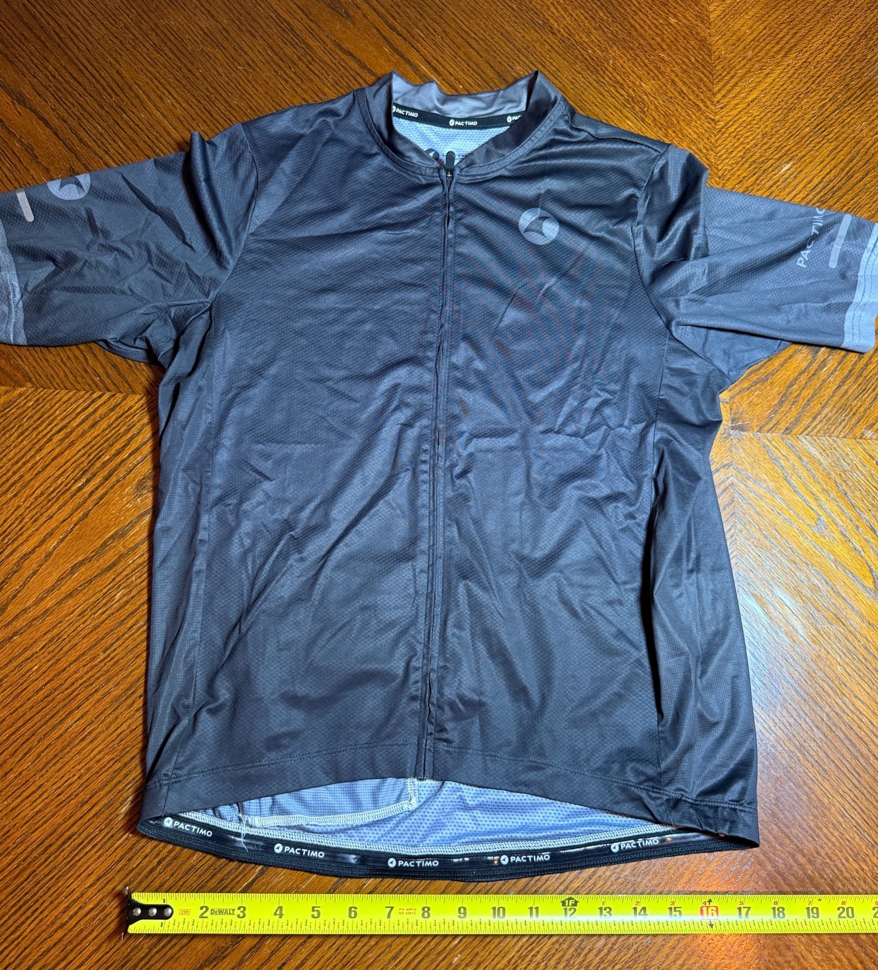 Pactimo Summit Aero Mesh Jersey Men's Black Cycling Jersey 5