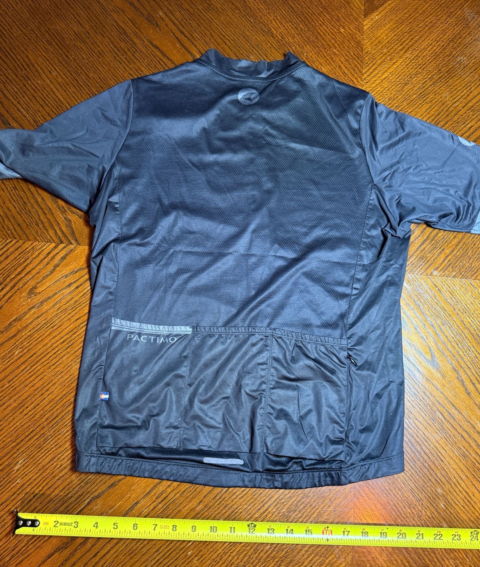 Pactimo Summit Aero Mesh Jersey Men's Black Cycling Jersey 6