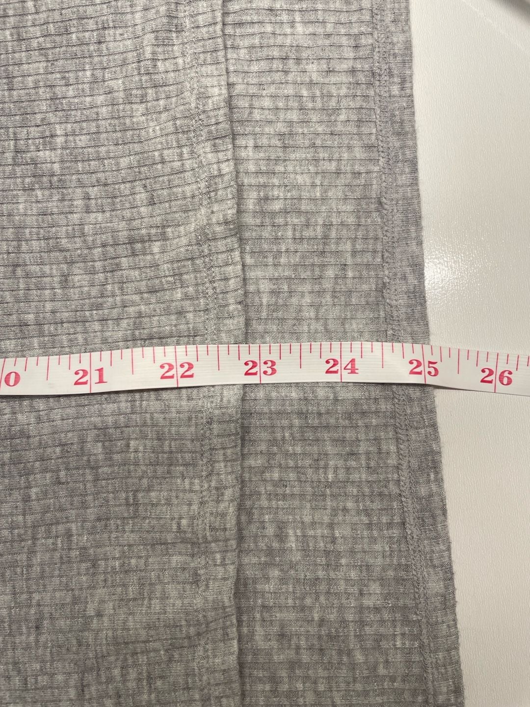 Offline by Aerie Henley Top Size M Grey Ribbed Long Sleeve Shirt 7