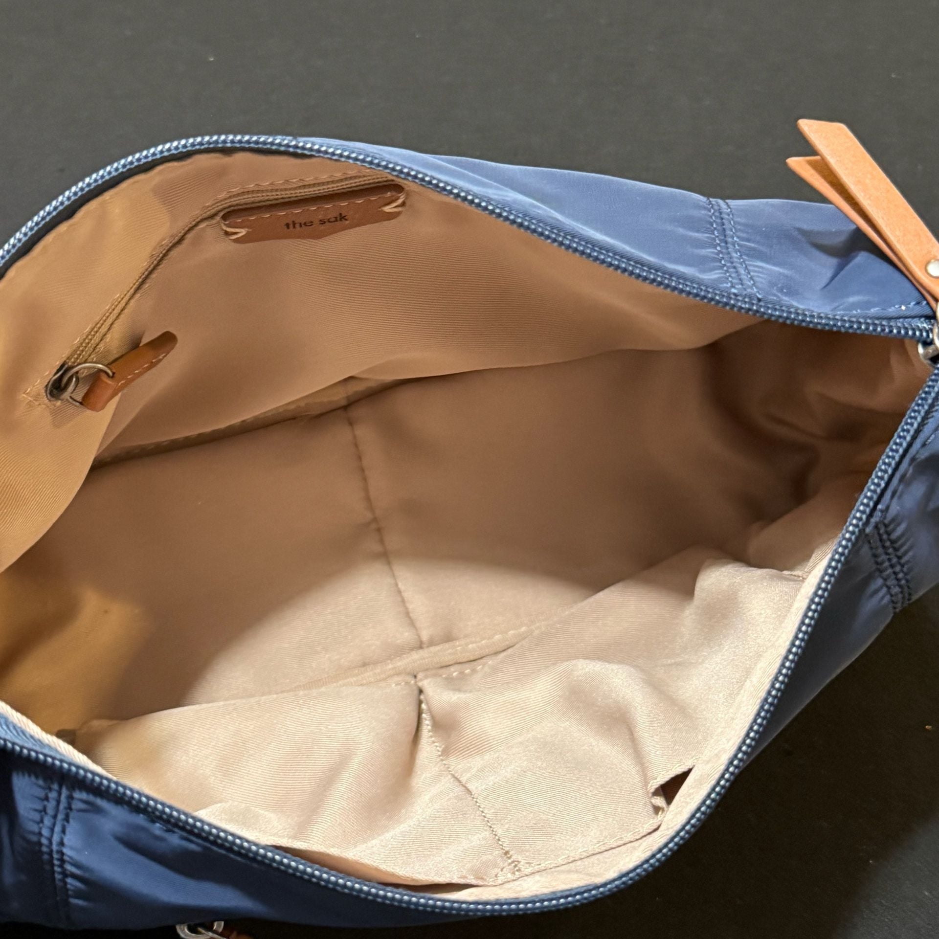 The Sak Esperato Nylon Hobo Blue Crossbody Bag 6