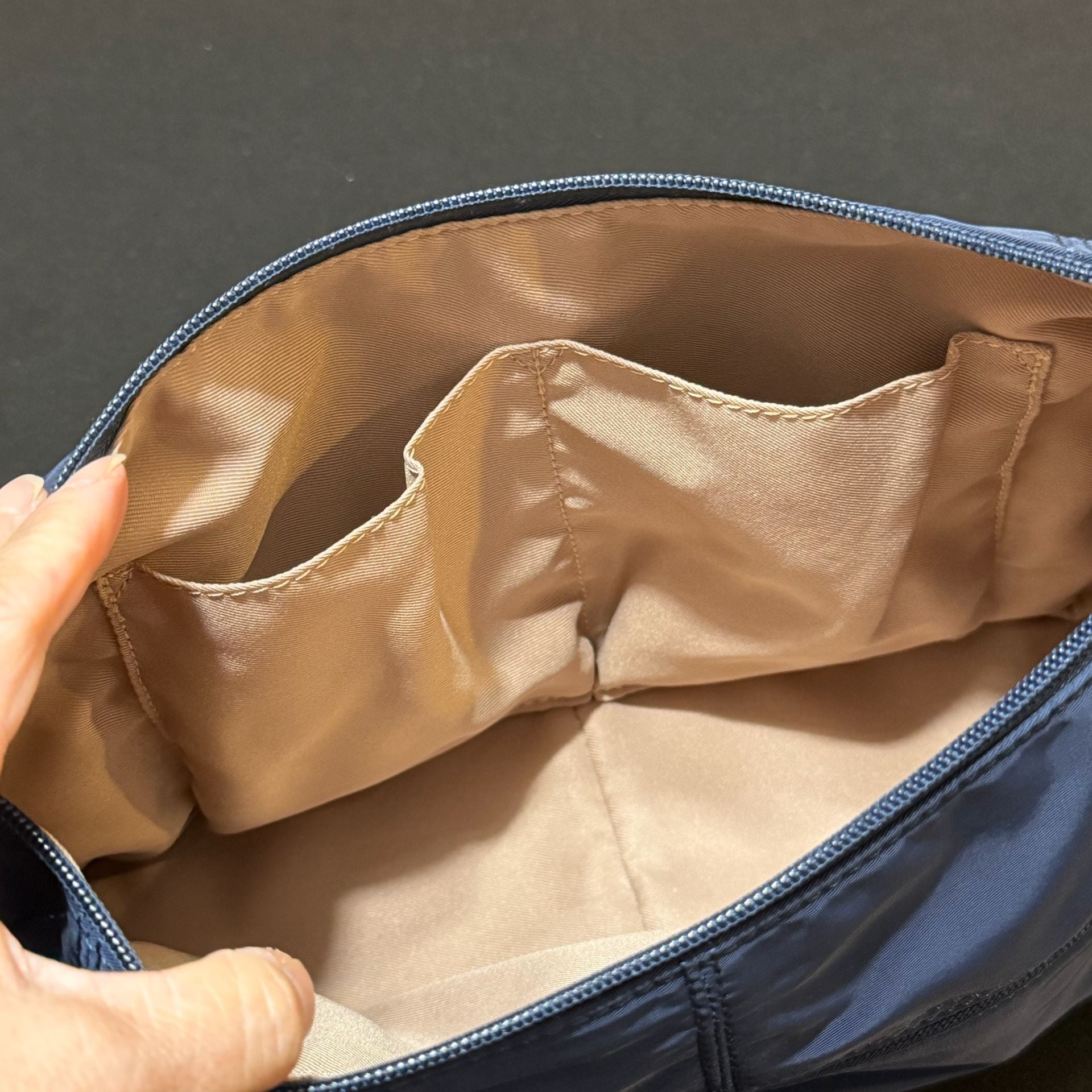 The Sak Esperato Nylon Hobo Blue Crossbody Bag 7