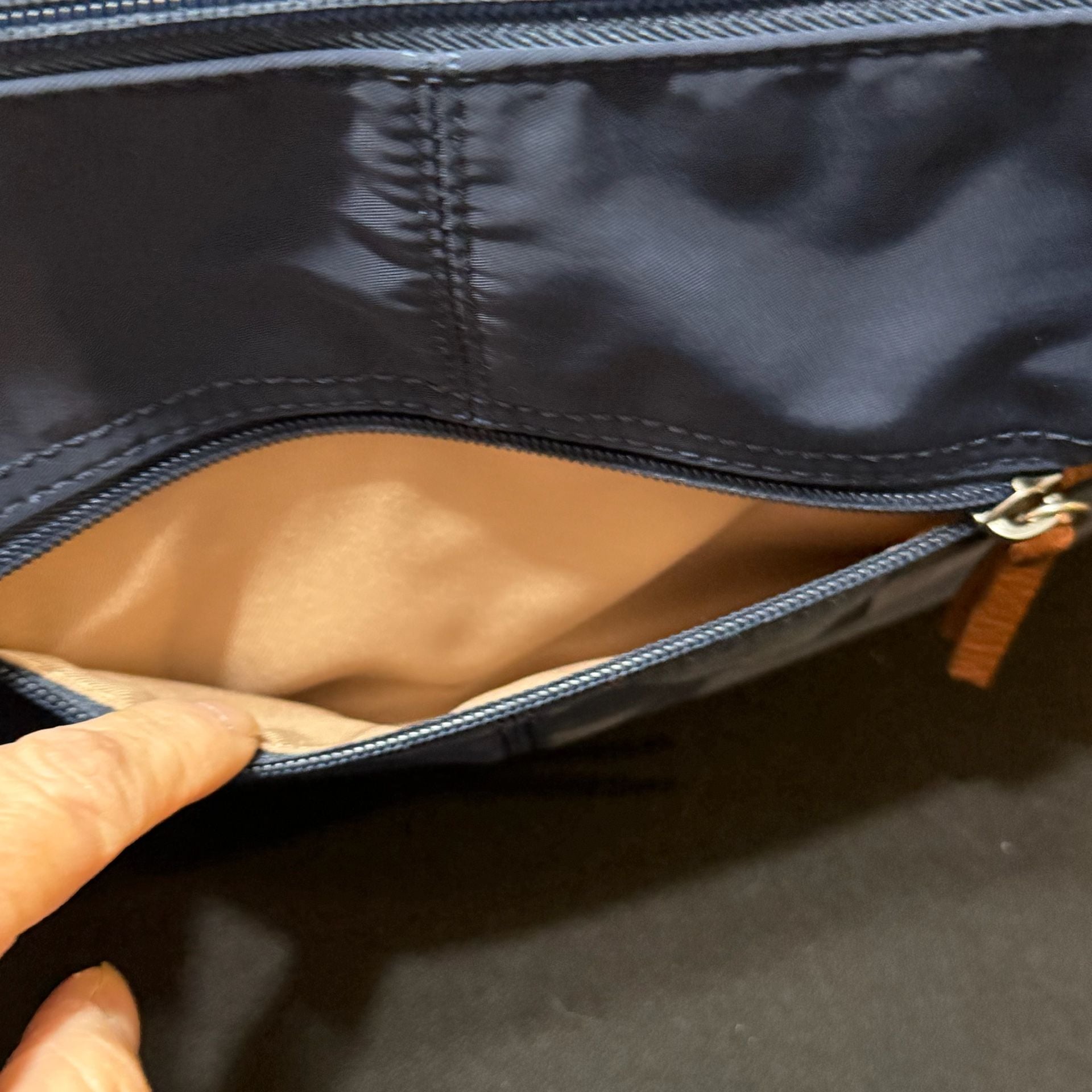 The Sak Esperato Nylon Hobo Blue Crossbody Bag 10