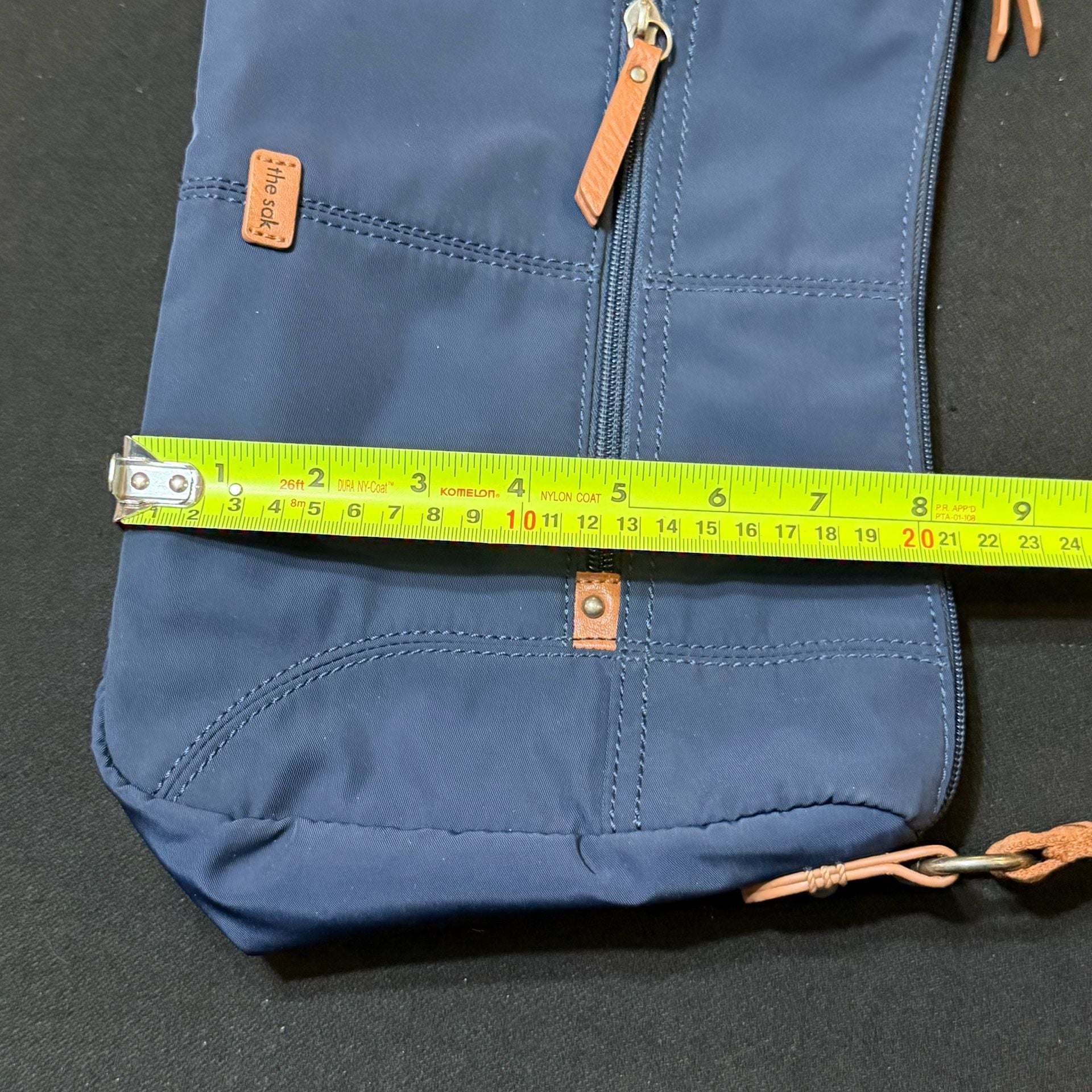 The Sak Esperato Nylon Hobo Blue Crossbody Bag 13