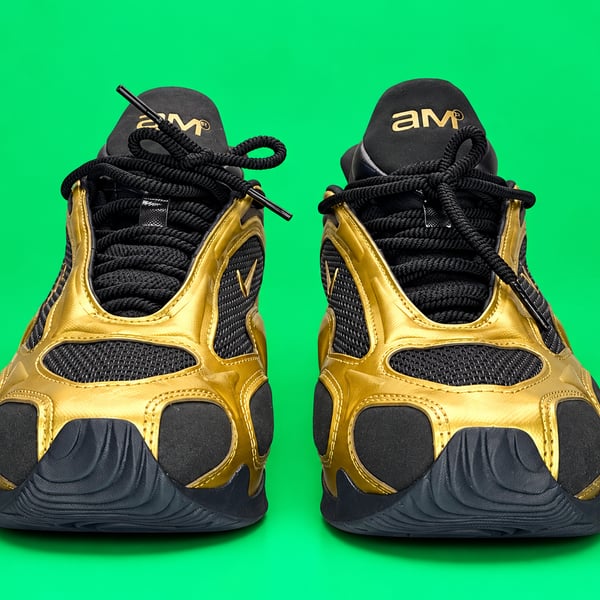 Nike Air Max Muse Metallic Gold Black Sneakers