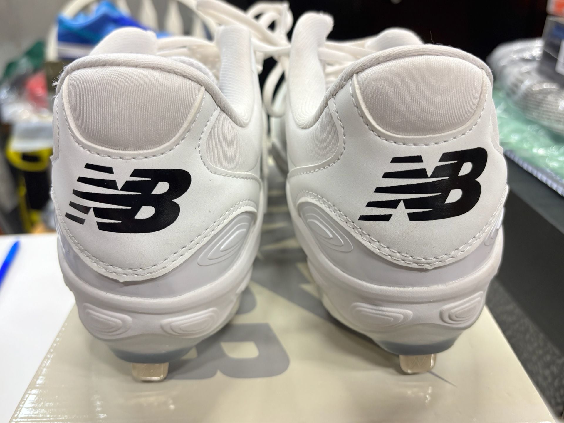 New Balance Fresh Foam X 3000v7 Metal Baseball Cleats White Gold 10M 5