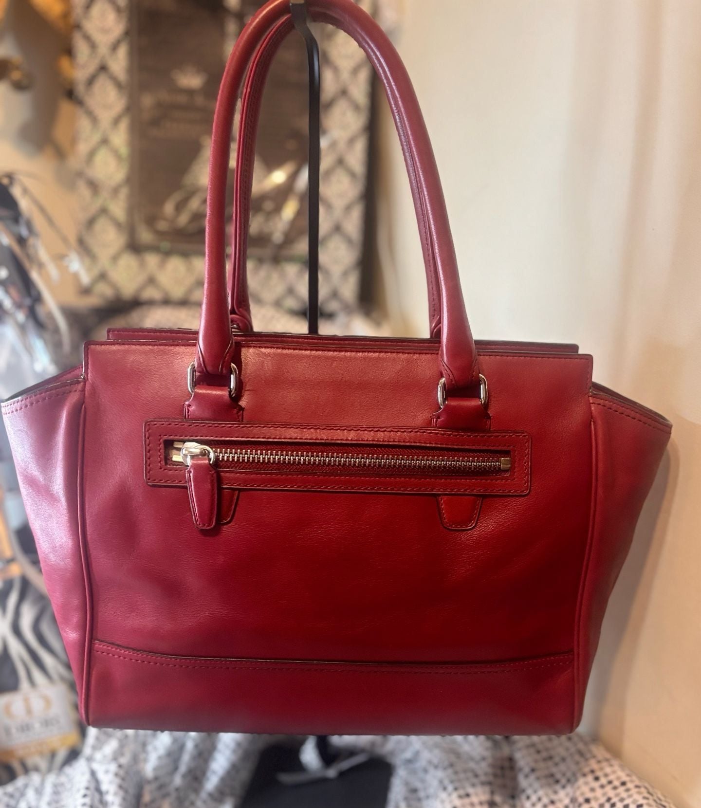Coach Legacy Medium 19890 Dark Red 7