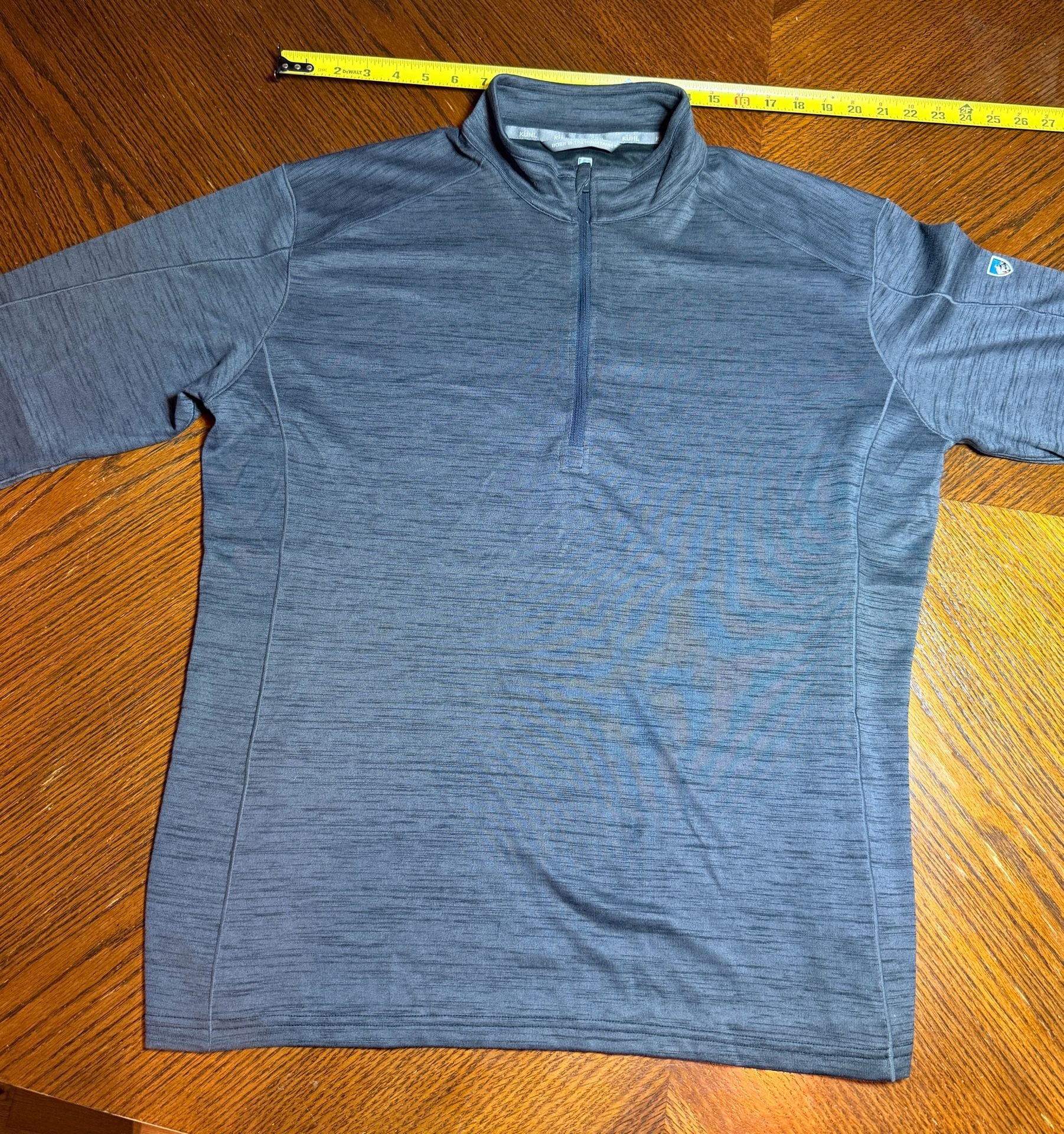 Kuhl 1/4 Zip Pullover Shirt Size XXL Gray Heather Long Sleeve 3