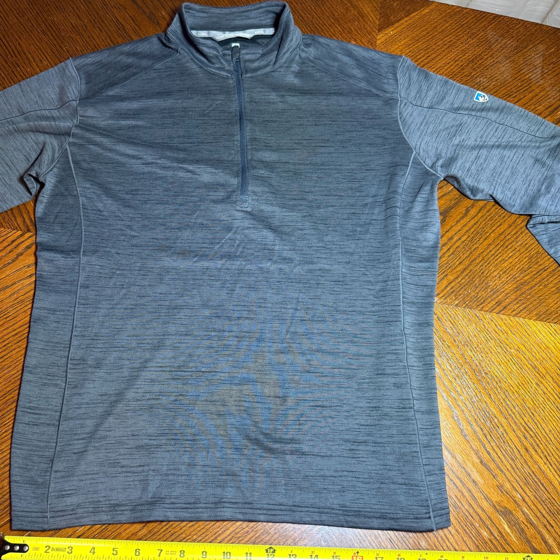 Kuhl 1/4 Zip Pullover Shirt Size XXL Gray Heather Long Sleeve 6