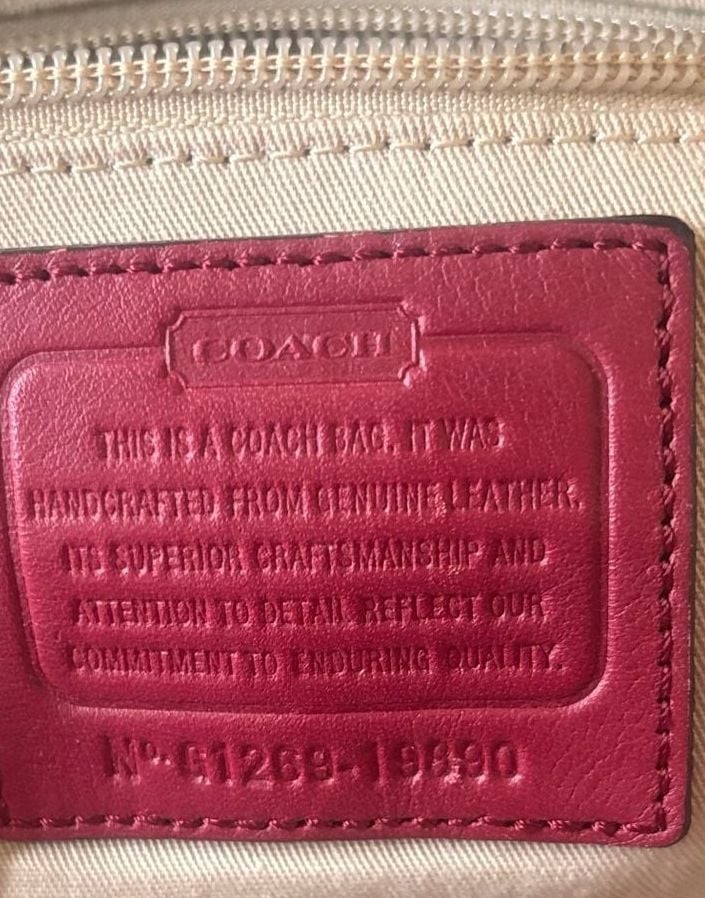 Coach Legacy Medium 19890 Dark Red 10