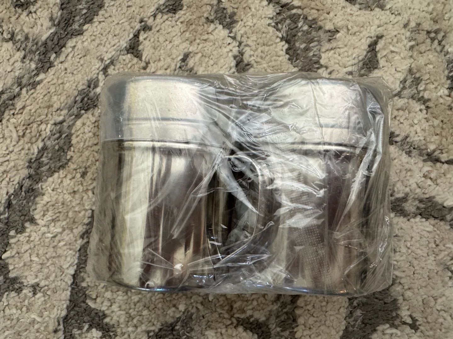 Cosinium P322 Coarse Holes Shaker Size M 2Pcs Stainless Steel 1
