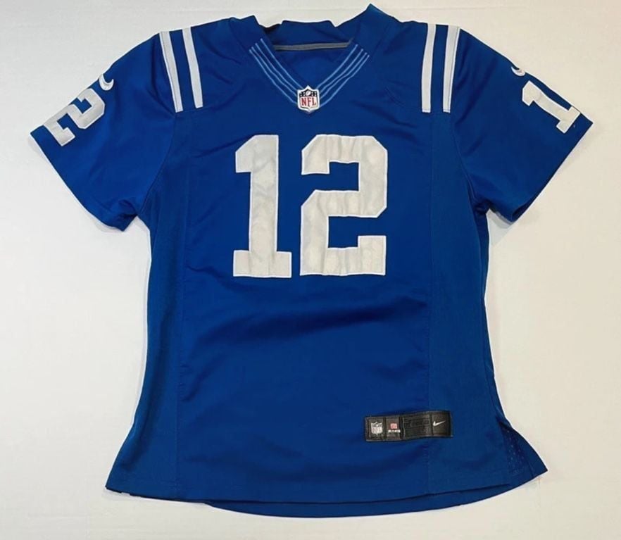 Nike Indianapolis Colts Andrew Luck 12 Jersey Blue Stitched NFL Football Youth medium 2