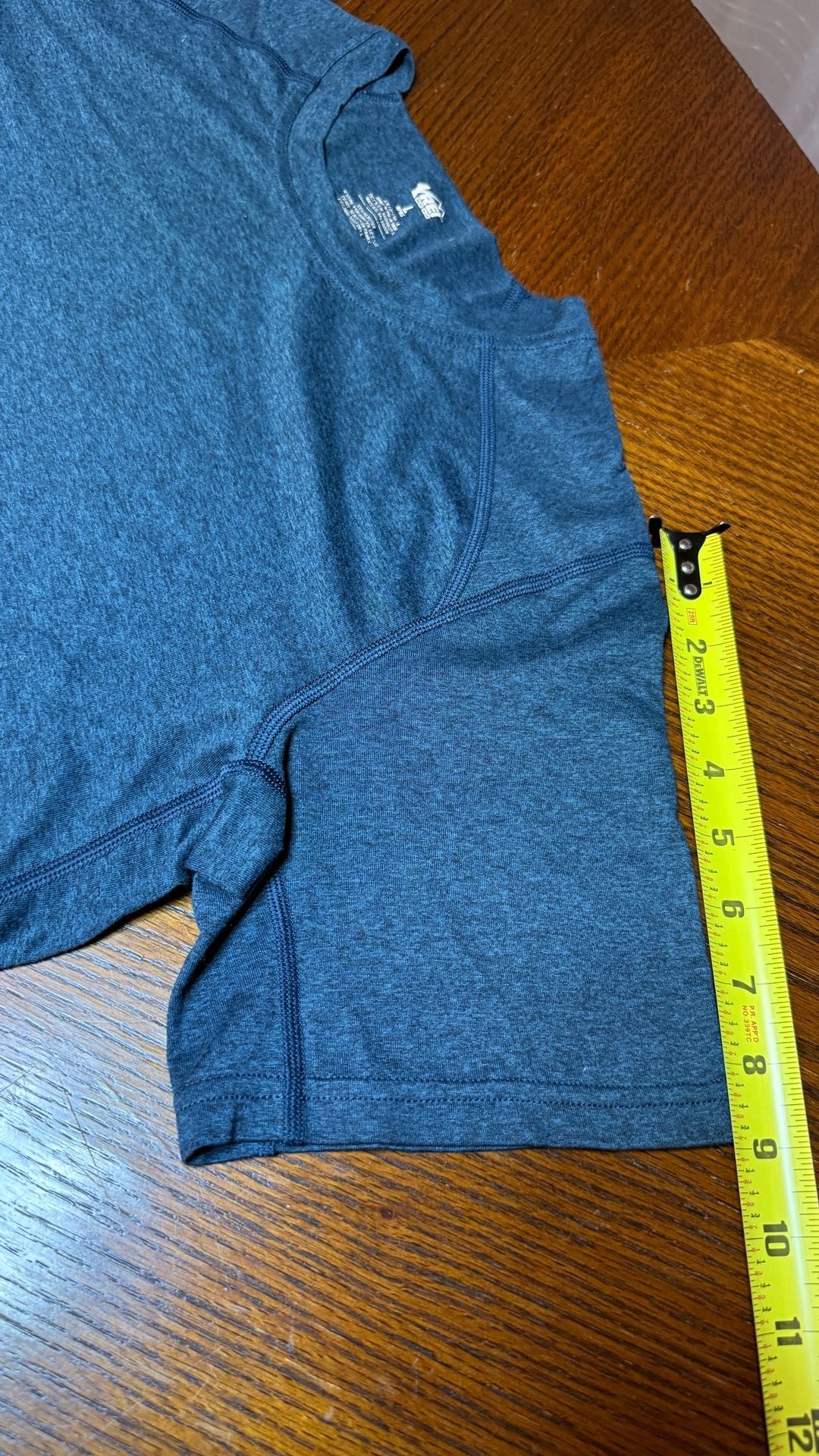 REI Co-op Athletic T-Shirt Size L Blue Heather Short Sleeve 4