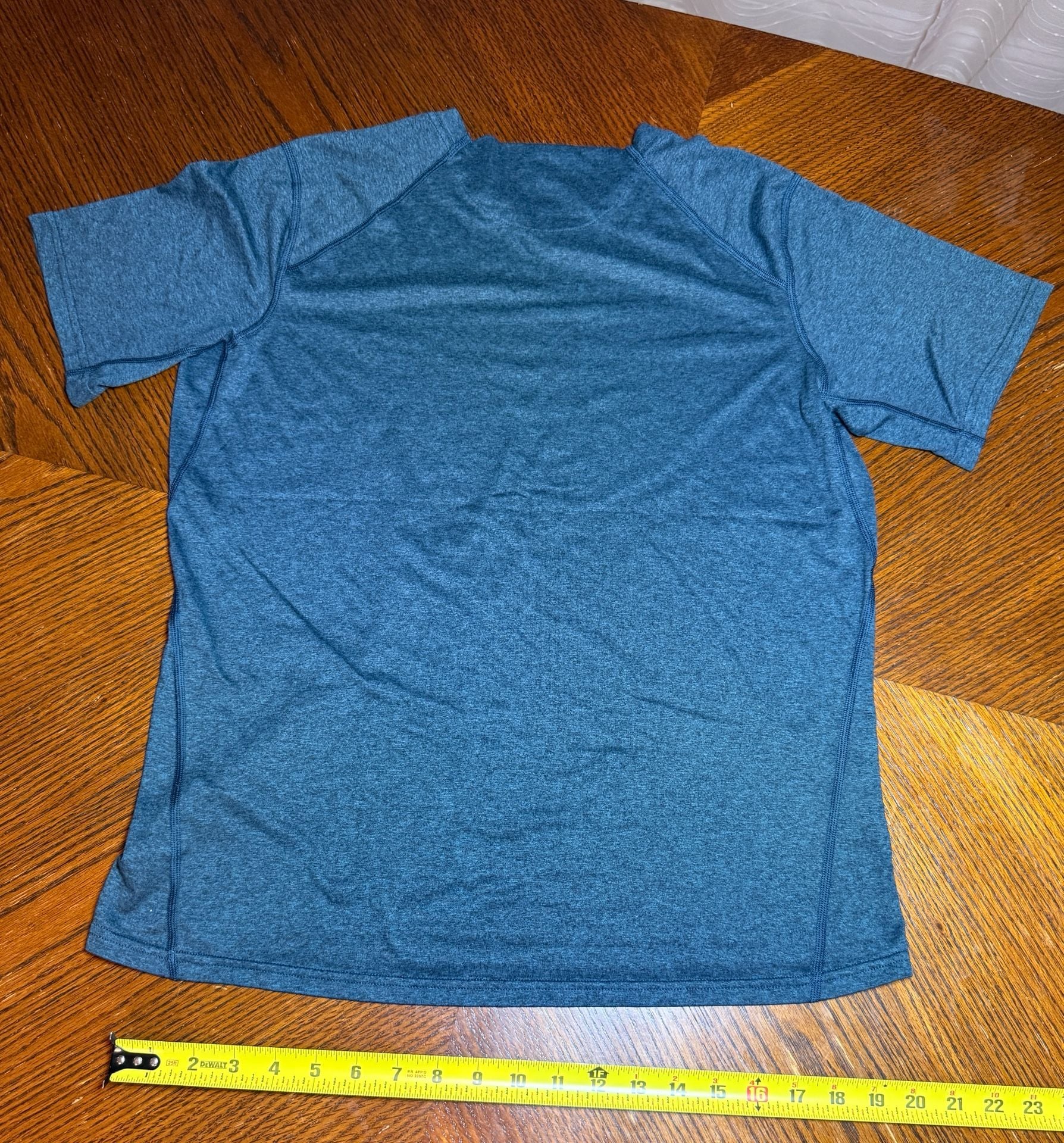 REI Co-op Athletic T-Shirt Size L Blue Heather Short Sleeve 7