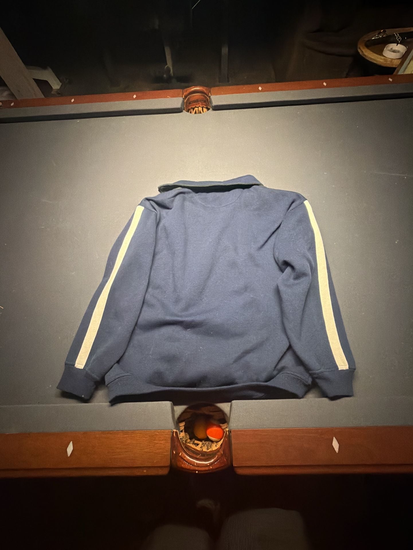 Bugle Boy 1/4-Zip Pullover Sweatshirt Size XXL Blue Crest Logo 4